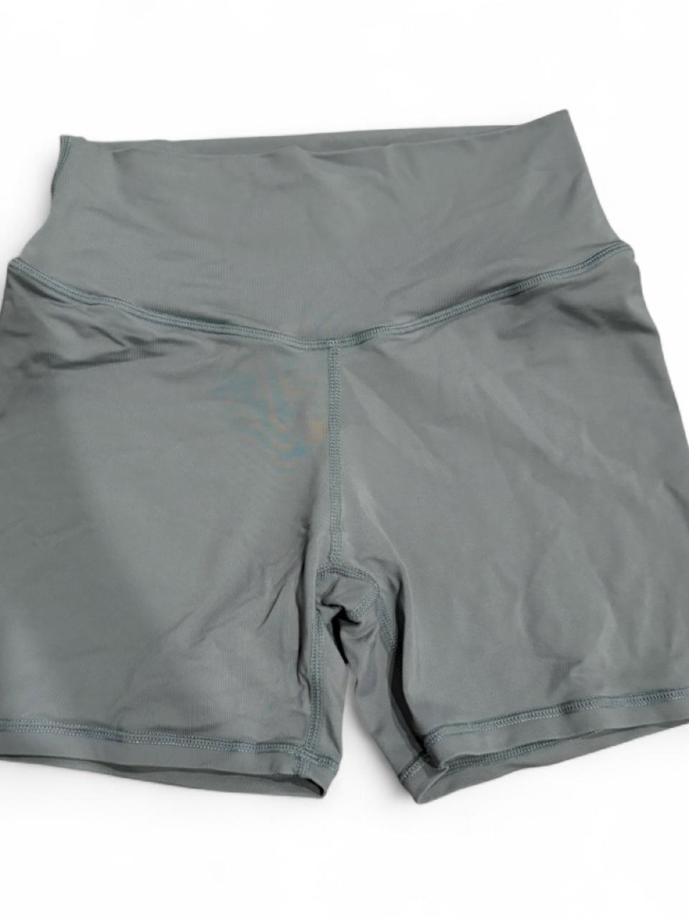 Mi Ami for Francesca’s High-Waist Women's Performance Shorts — Slate Gray